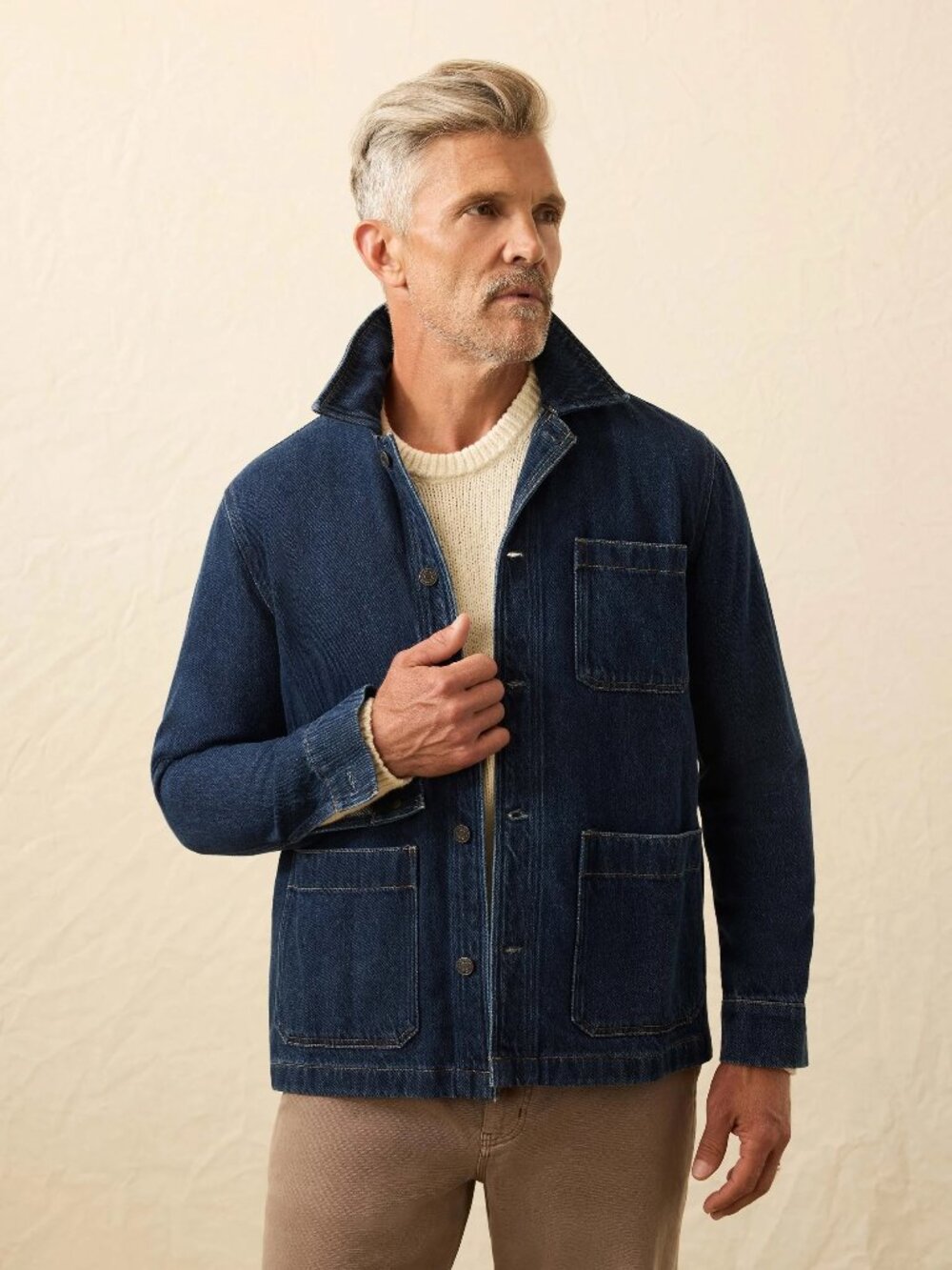 Faherty High Ridge Twill Studio Jacket - Medium
